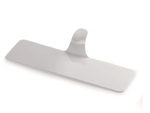 250 PCS  SINGLE-SERVING TRAYS - RECTANGULAR- WHITE - 138 X 38 MM