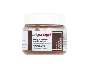 50 GR WATER SOLUBLE POWDER ABSOLUTE BROWN PAVONI