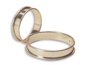 STAINLESS STEEL TART RING 120MM 20MM H