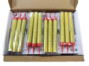 GOLD BOUGIE ICE FOUNTAIN CANDLES 23034 (12x3pcs) 36 PCS