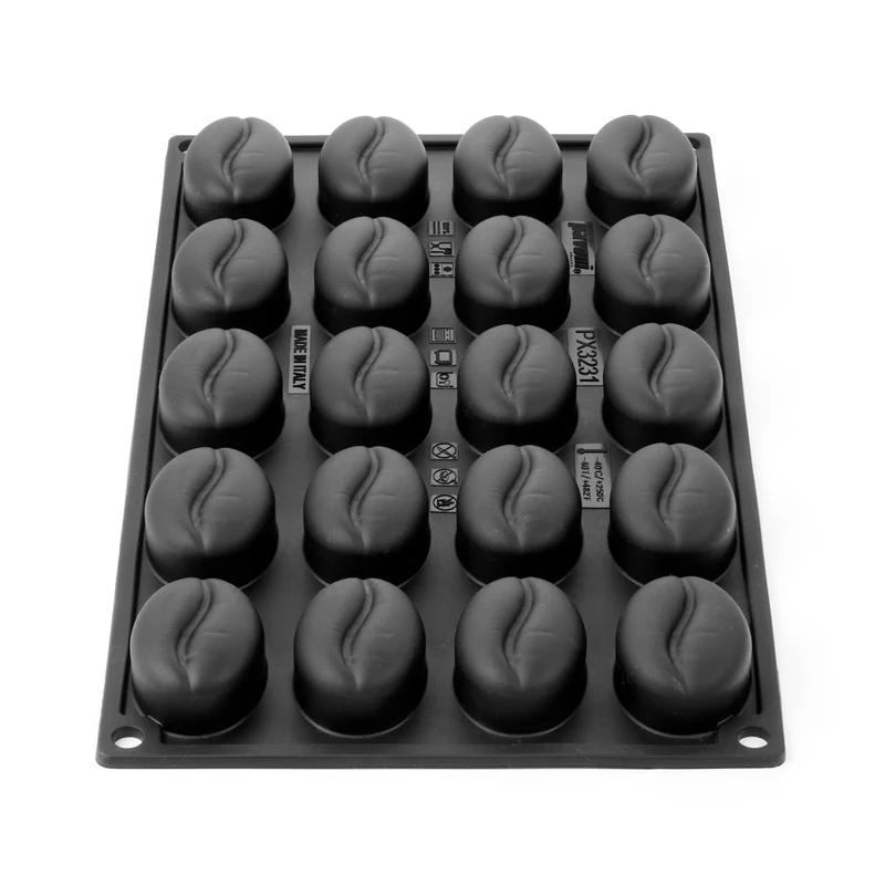 MINI PORTION COFFEE SHAPED SILICON MOULD - COFFEE PAVONI - Image 3