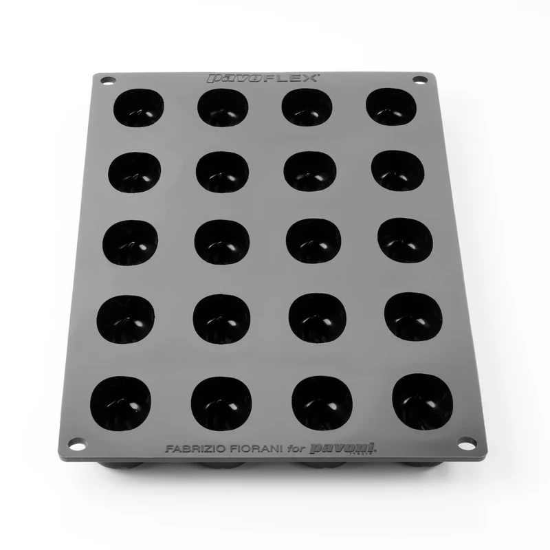 MINI PORTION COFFEE SHAPED SILICON MOULD - COFFEE PAVONI - Image 2