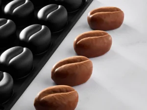 MINI PORTION COFFEE SHAPED SILICON MOULD  - COFFEE   PAVONI