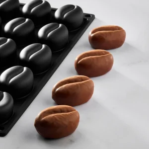 MINI PORTION COFFEE SHAPED SILICON MOULD  - COFFEE   PAVONI