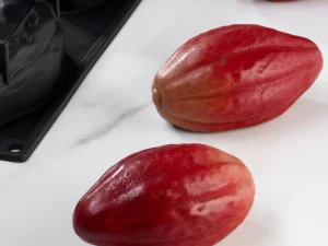 SINGLE SERVING PORTION CACAO PODS - SHAPED SILICON MOULD - CABOSSE  PAVONI