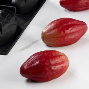 SINGLE SERVING PORTION CACAO PODS - SHAPED SILICON MOULD - CABOSSE  PAVONI