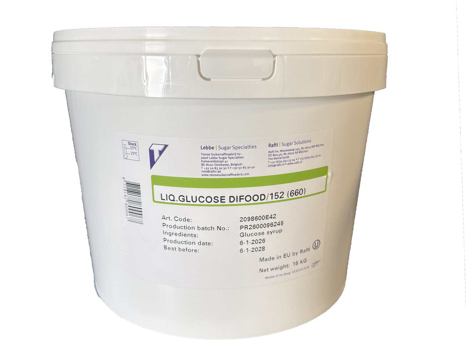GLUCOSE 152 DIFOOD LEBBE 15KG