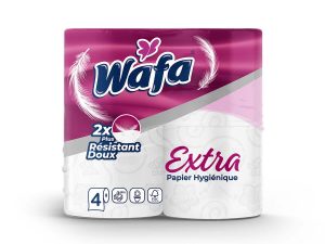 WAFA TOILET PAPER 4 ROLLS EXTRA (3 ply)