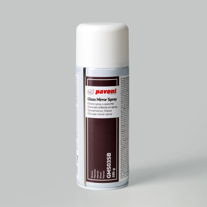 280 GR MIRROR GLAZE EFFECT BROWN COLOUR PAVONI - Image 4